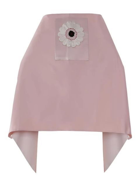 Prada floral-patch stole - Pink - zdjęcie produktu nr 2