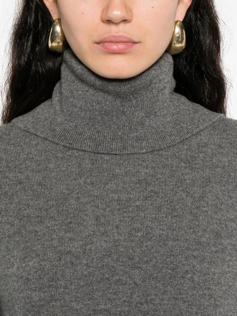 Jil Sander turtleneck cashmere top - Grey