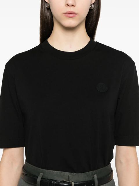 Moncler logo-patch T-shirt - Black