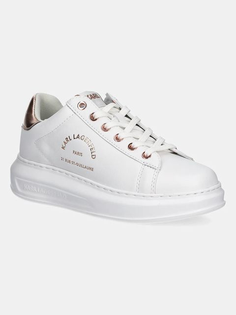 Karl Lagerfeld sneakersy skórzane KAPRI kolor biały KL62538K - zdjęcie produktu nr 1