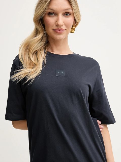 Armani Exchange sukienka bawełniana