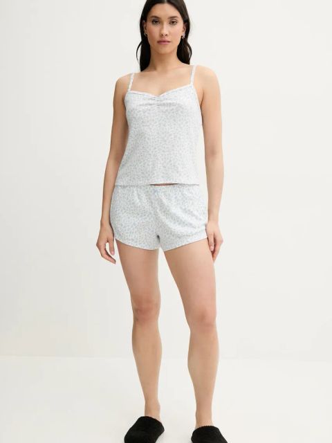 Hollister Co. top piżamowy damska kolor beżowy KI346-5022