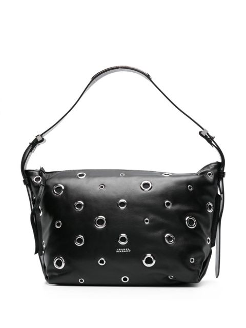 ISABEL MARANT Leyden leather shoulder bag - Black