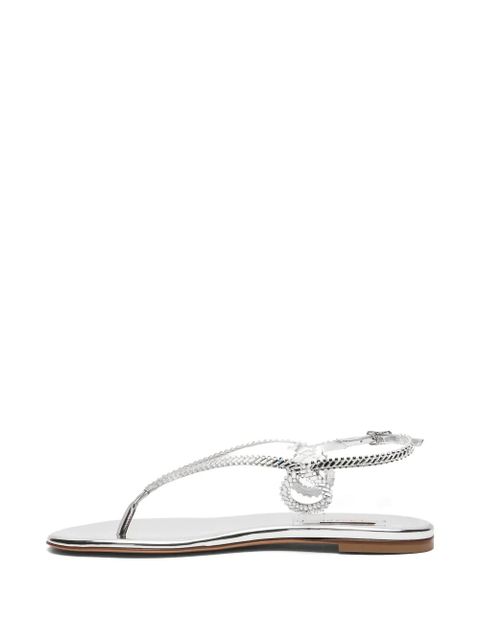 Casadei Josephine braided sandals - Silver