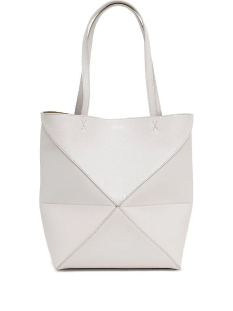 LOEWE medium Puzzle Fold tote bag - Neutrals - zdjęcie produktu nr 1
