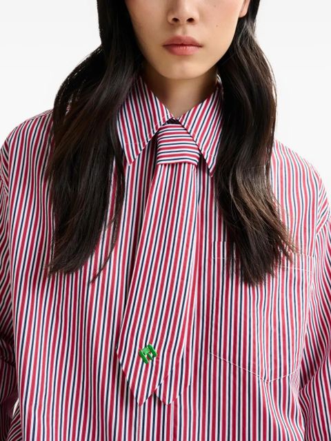 Essentiel Antwerp stripe-pattern shirt - Red - zdjęcie produktu nr 2