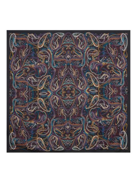 ETRO paisley-print silk scarf - Black - zdjęcie produktu nr 1