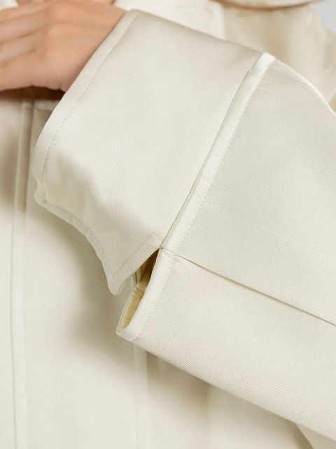 Jil Sander twill bomber jacket - Neutrals