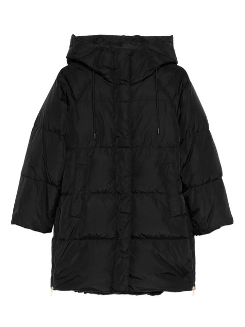Weekend Max Mara hooded quilted coat - Black - zdjęcie produktu nr 1