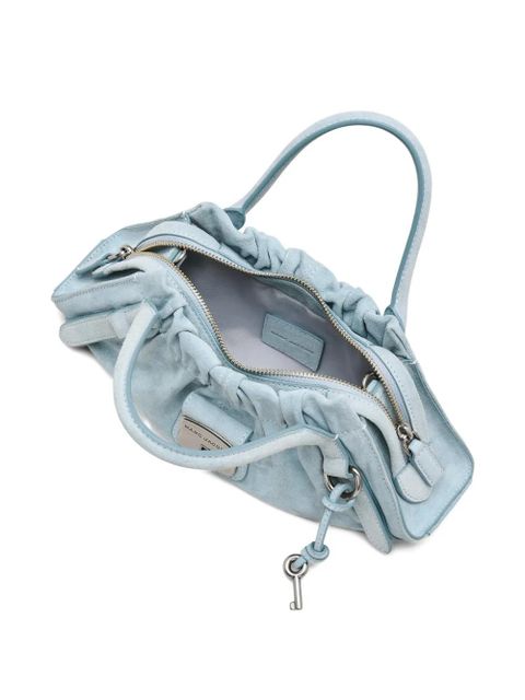 Marc Jacobs small The Suede Cristina tote bag - Blue