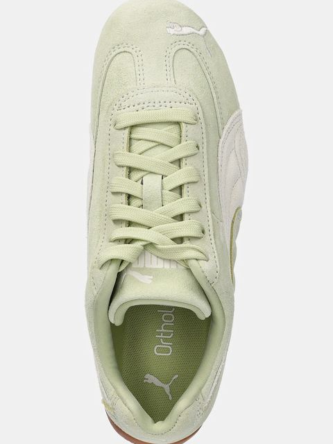 Puma sneakersy zamszowe Speedcat OG kolor zielony 398846