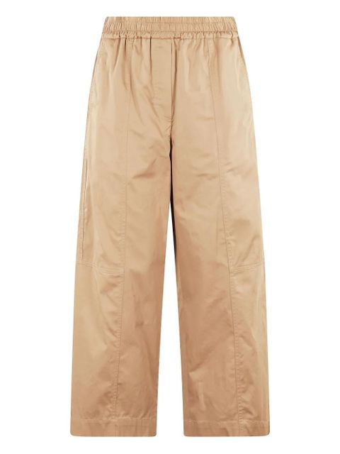 Weekend Max Mara Milva elastic-waist straight-leg trousers - Neutrals - zdjęcie produktu nr 1
