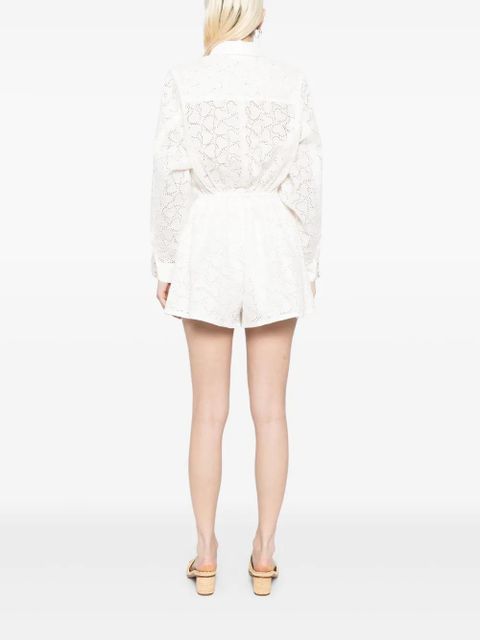 ZIMMERMANN crush embroidered playsuit - White - zdjęcie produktu nr 2