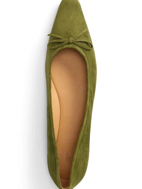 Polo Ralph Lauren baleriny zamszowe Pnt Ballet Flat