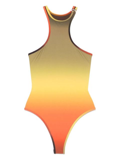 The Attico ombré-effect swim suit - Green - zdjęcie produktu nr 1