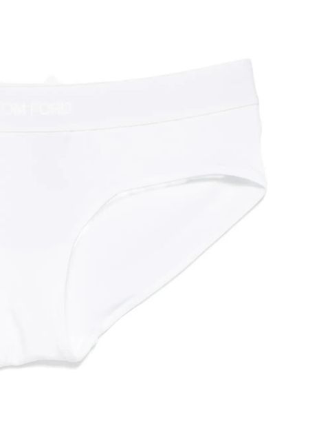 TOM FORD logo-band briefs - White