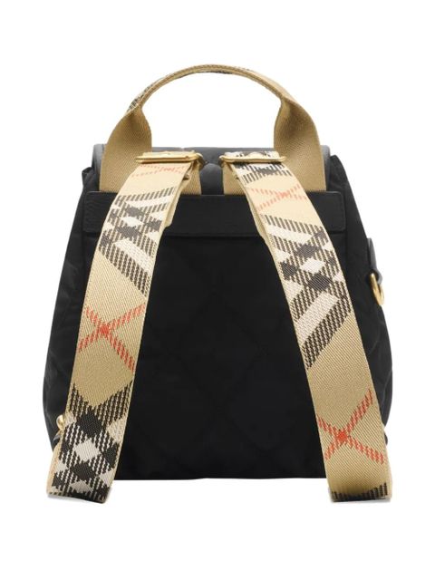Burberry quilted horseshoe backpack - Black - zdjęcie produktu nr 2