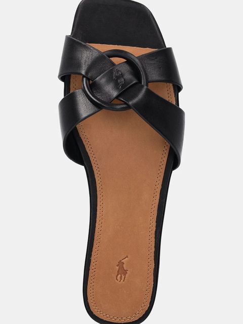 Polo Ralph Lauren klapki skórzane Plo Rng Sld