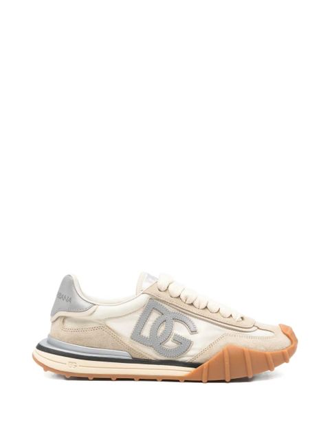 Dolce & Gabbana Bassa logo-patch sneakers - Neutrals - zdjęcie produktu nr 1