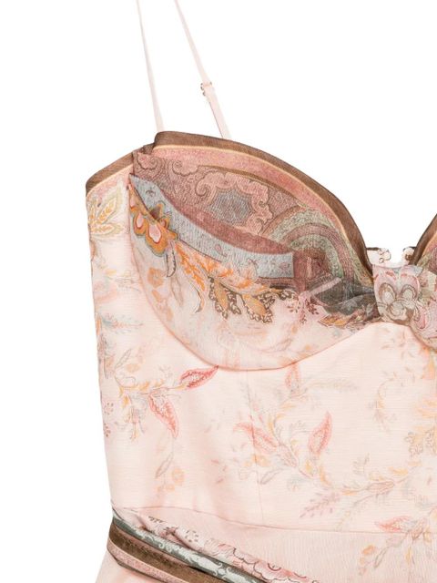 ZIMMERMANN paisley tie dress - Pink