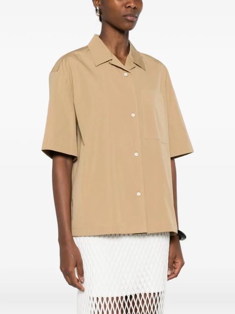 Jil Sander pocket collared shirt - Neutrals