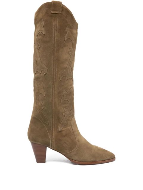 Ba&Sh 65mm Casey heeled boots - Green - zdjęcie produktu nr 1