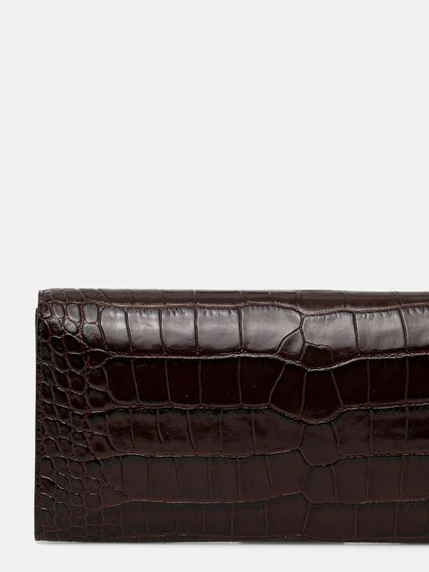 Luisa Spagnoli kopertówka skórzana kolor brązowy 542509 - zdjęcie produktu nr 2