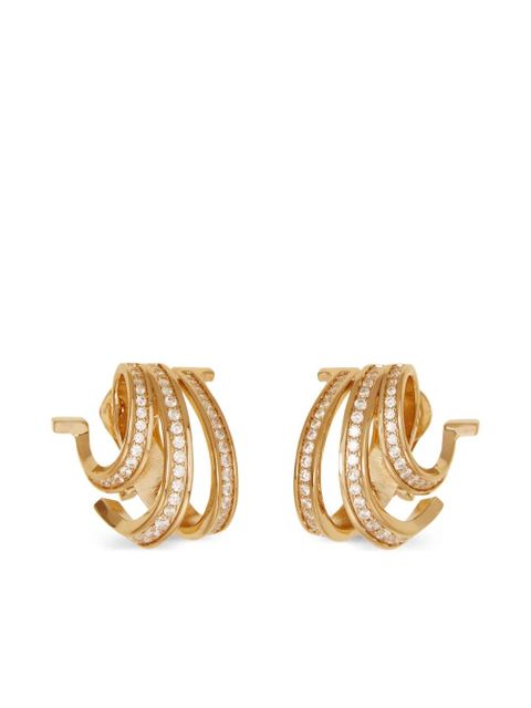 Ferragamo Triple Gancini earrings - Gold - zdjęcie produktu nr 2