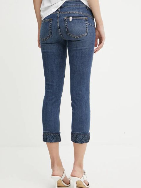 Liu Jo jeansy damskie kolor niebieski UA5006 D0242
