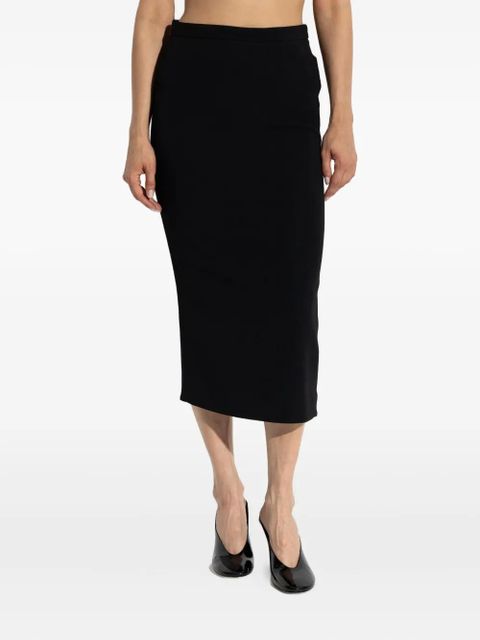Givenchy zip-fastening midi skirt - Black - zdjęcie produktu nr 2