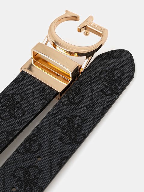 Guess pasek dwustronny CALISTA damski kolor szary BW9266 P5330 - zdjęcie produktu nr 2