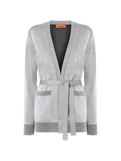 Missoni belted cardigan - Grey - zdjęcie produktu nr 1