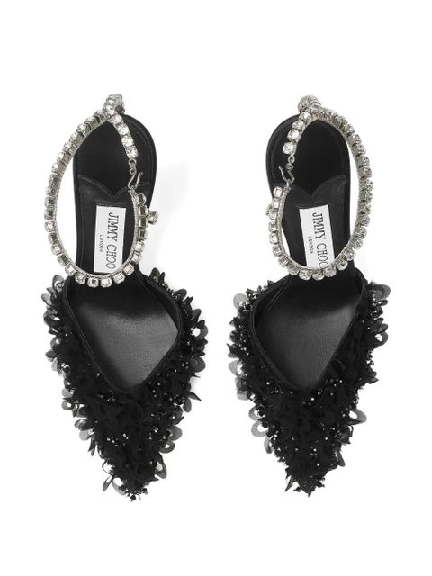 Jimmy Choo 100mm Saeda pumps - Black