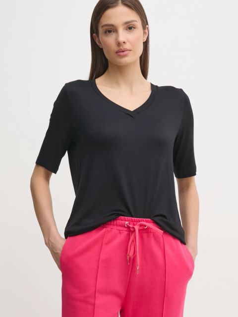 United Colors of Benetton t-shirt damski kolor czarny 3Z12D401G