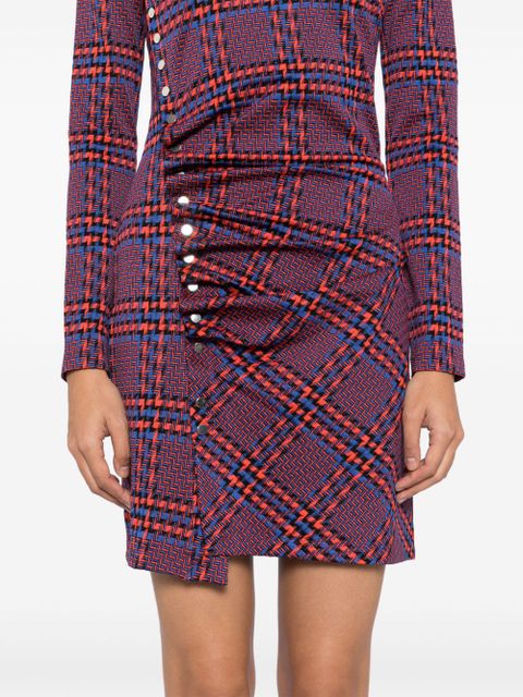 Rabanne robe short dress - Red