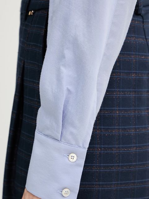 Marella koszula damska kolor niebieski regular z kołnierzykiem klasycznym 2523116022200 - zdjęcie produktu nr 2