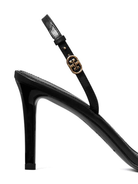 Tory Burch 85mm Double T sandals - Black