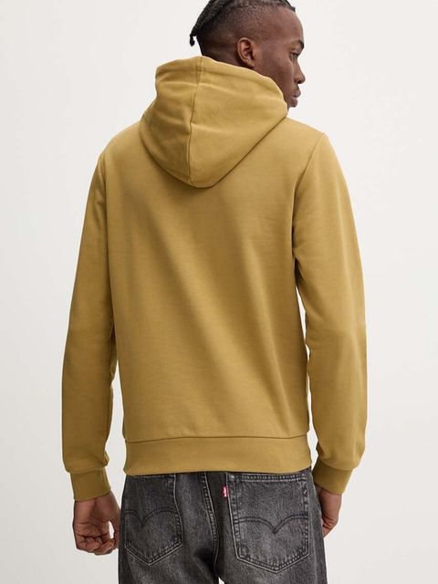 A.P.C. bluza bawełniana hoodie standard grand vpc GOTS kolor żółty z kapturem COHBN.M27908 - zdjęcie produktu nr 2