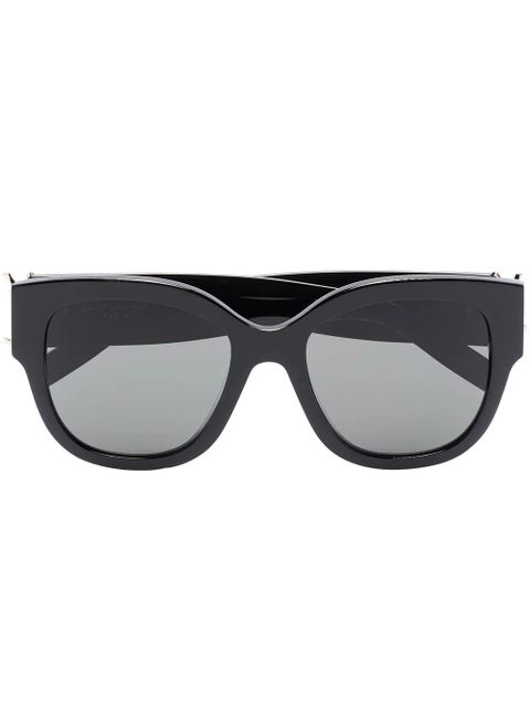 Saint Laurent Eyewear SL M95 oversized-frame sunglasses - Black - zdjęcie produktu nr 1