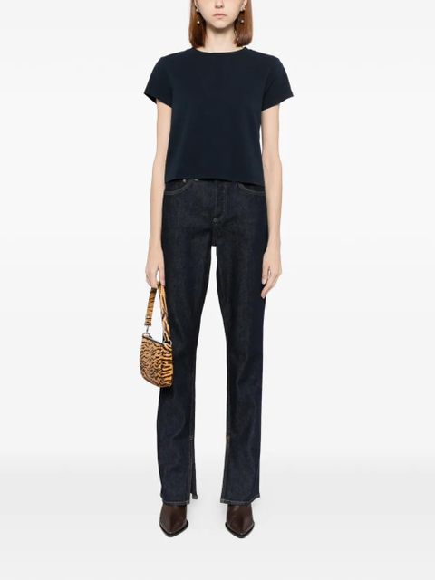 AGOLDE Adine shrunken T-shirt - Blue - zdjęcie produktu nr 2