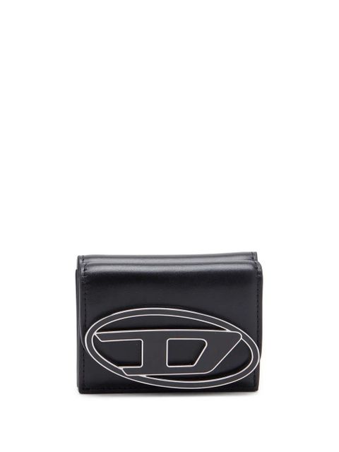 Diesel 1DR leather wallet - Black - zdjęcie produktu nr 1