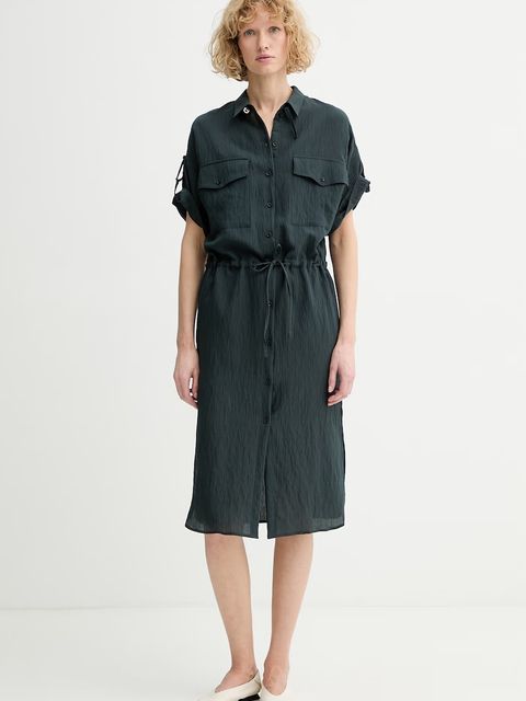 Sessun sukienka koszulowa z wiskozą - zdjęcie produktu nr 1