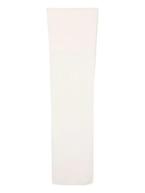 Blumarine high-waist gathered maxi skirt - White - zdjęcie produktu nr 2