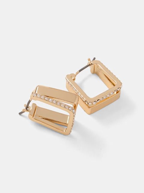 DKNY kolczyki damskie metalowe - zdjęcie produktu nr 1