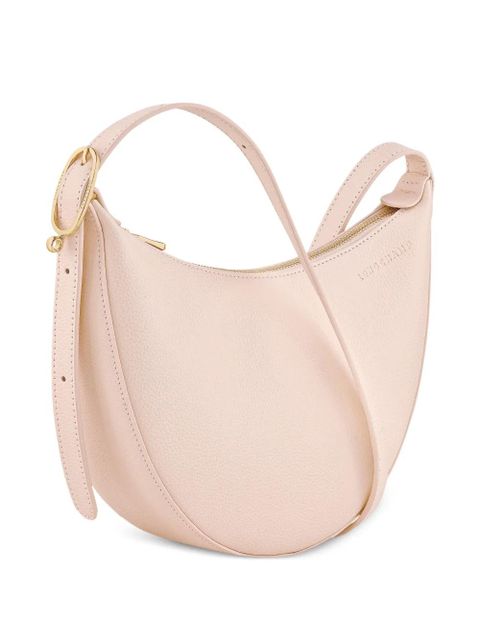 Longchamp small Le Foulonné grained-leather cross body bag - Pink