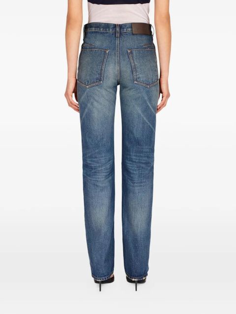 Ferragamo five pocket straight jeans - Blue