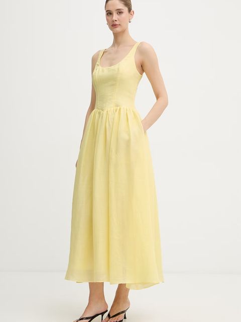 Bardot sukienka princeska z bawełną - zdjęcie produktu nr 1