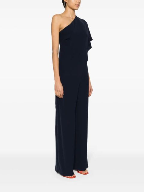 Lauren Ralph Lauren Cape Georgette one-shoulder jumpsuit - Blue - zdjęcie produktu nr 2