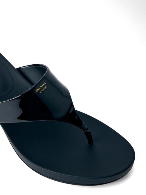 Prada open-toe T-strap sandals - Black