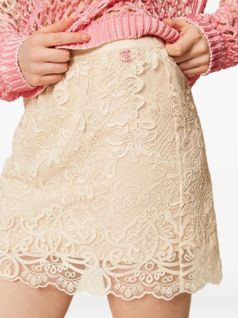 TWINSET lace skirt - Neutrals